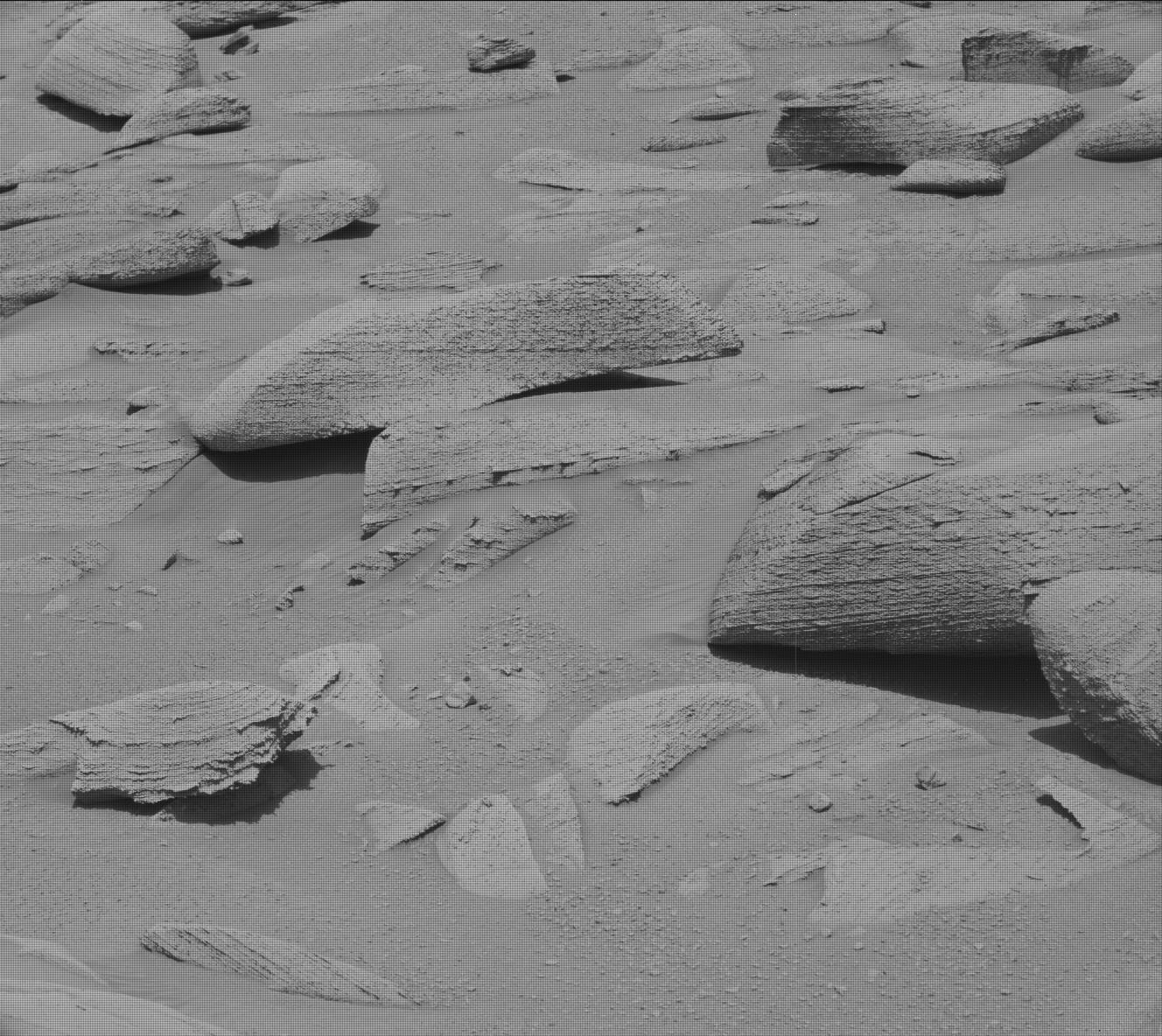 Nasa's Mars rover Curiosity acquired this image using its Mast Camera (Mastcam) on Sol 3797
