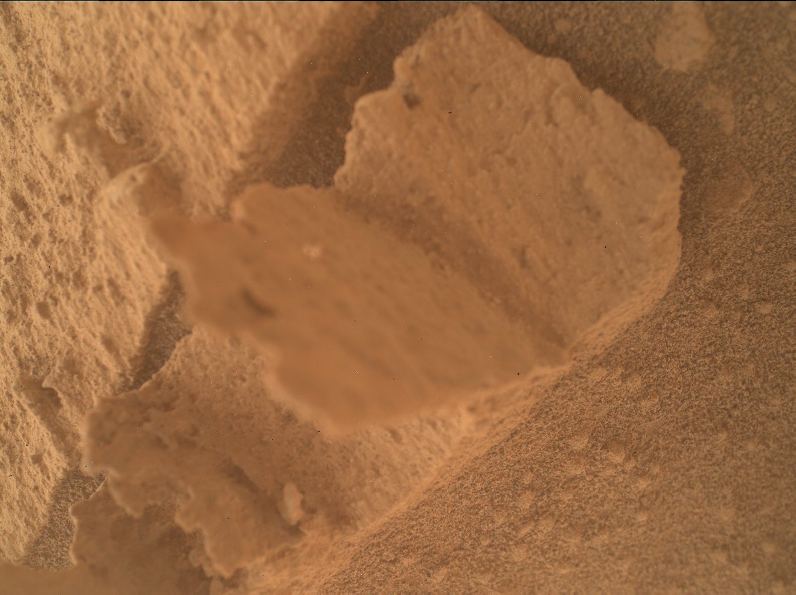 Nasa's Mars rover Curiosity acquired this image using its Mars Hand Lens Imager (MAHLI) on Sol 3800