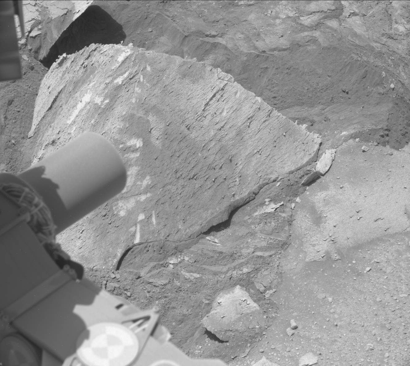 Nasa's Mars rover Curiosity acquired this image using its Mast Camera (Mastcam) on Sol 3805