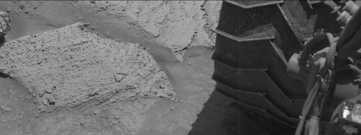 Nasa's Mars rover Curiosity acquired this image using its Mast Camera (Mastcam) on Sol 3834