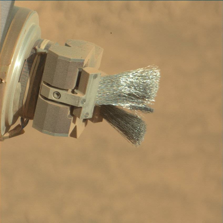 Nasa's Mars rover Curiosity acquired this image using its Mast Camera (Mastcam) on Sol 3845