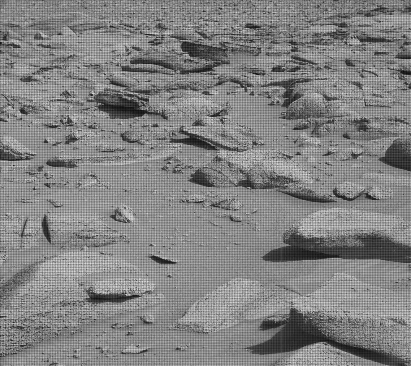 Nasa's Mars rover Curiosity acquired this image using its Mast Camera (Mastcam) on Sol 3851