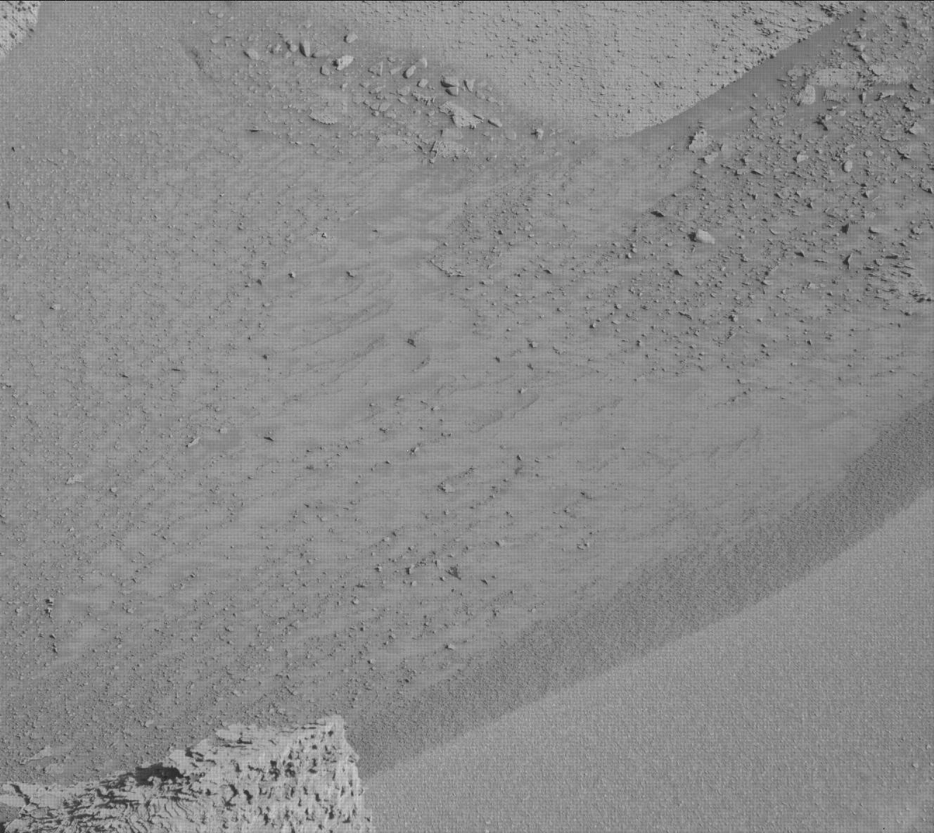 Nasa's Mars rover Curiosity acquired this image using its Mast Camera (Mastcam) on Sol 3853