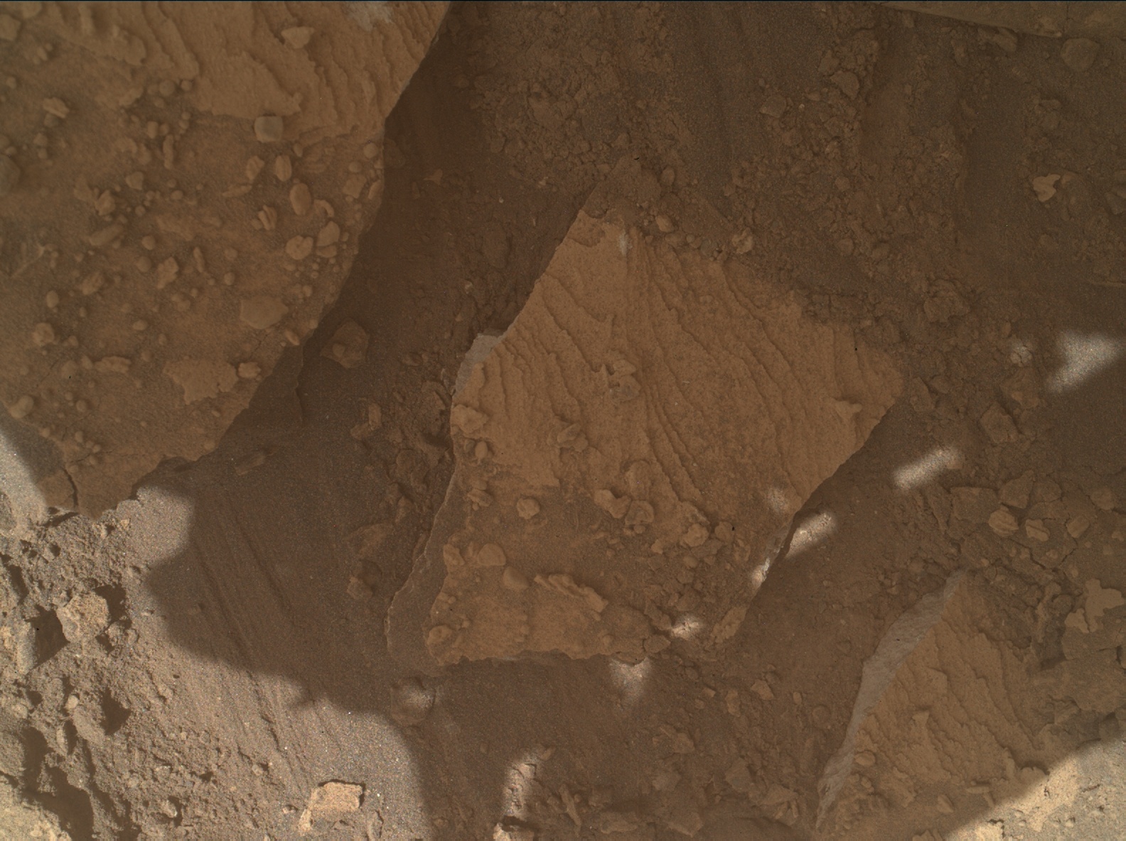 Nasa's Mars rover Curiosity acquired this image using its Mars Hand Lens Imager (MAHLI) on Sol 3853