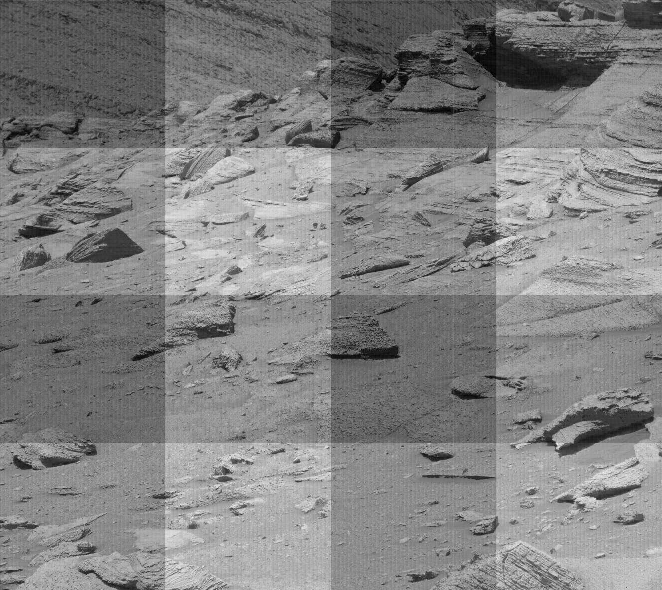 Nasa's Mars rover Curiosity acquired this image using its Mast Camera (Mastcam) on Sol 3866