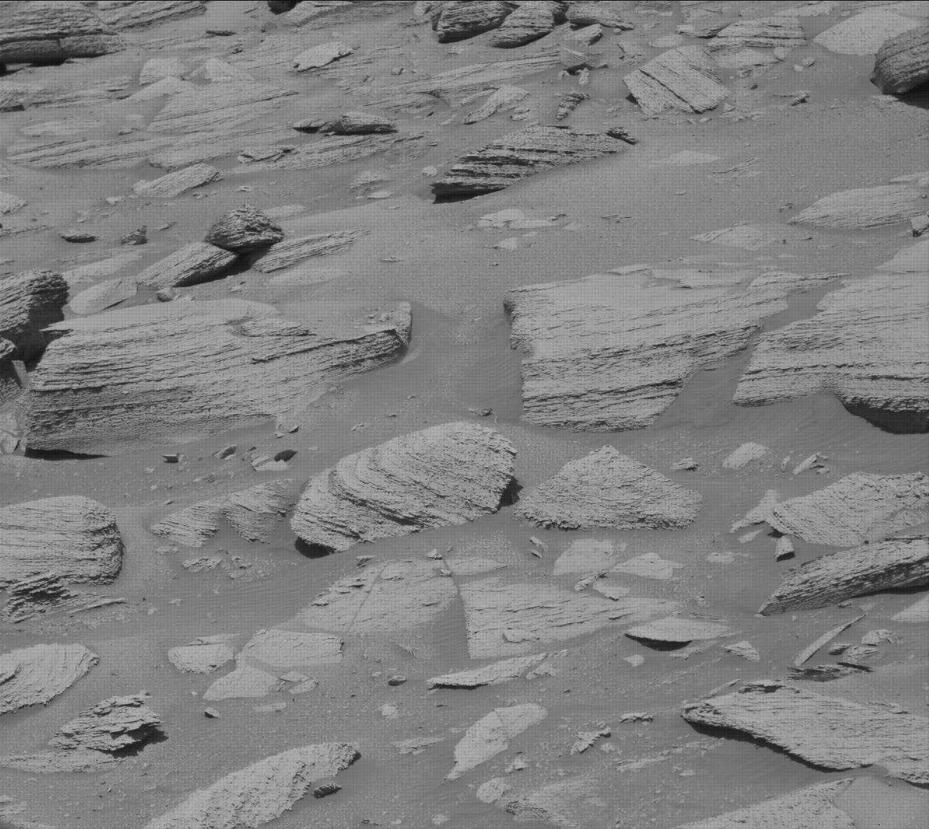 Nasa's Mars rover Curiosity acquired this image using its Mast Camera (Mastcam) on Sol 3871