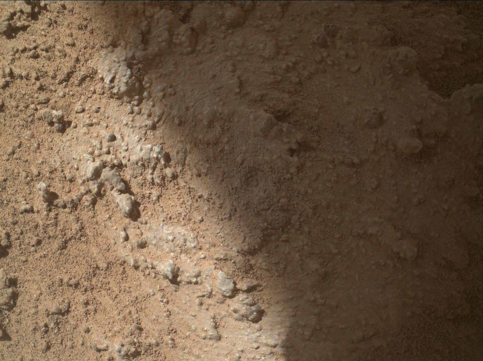 Nasa's Mars rover Curiosity acquired this image using its Mars Hand Lens Imager (MAHLI) on Sol 3871