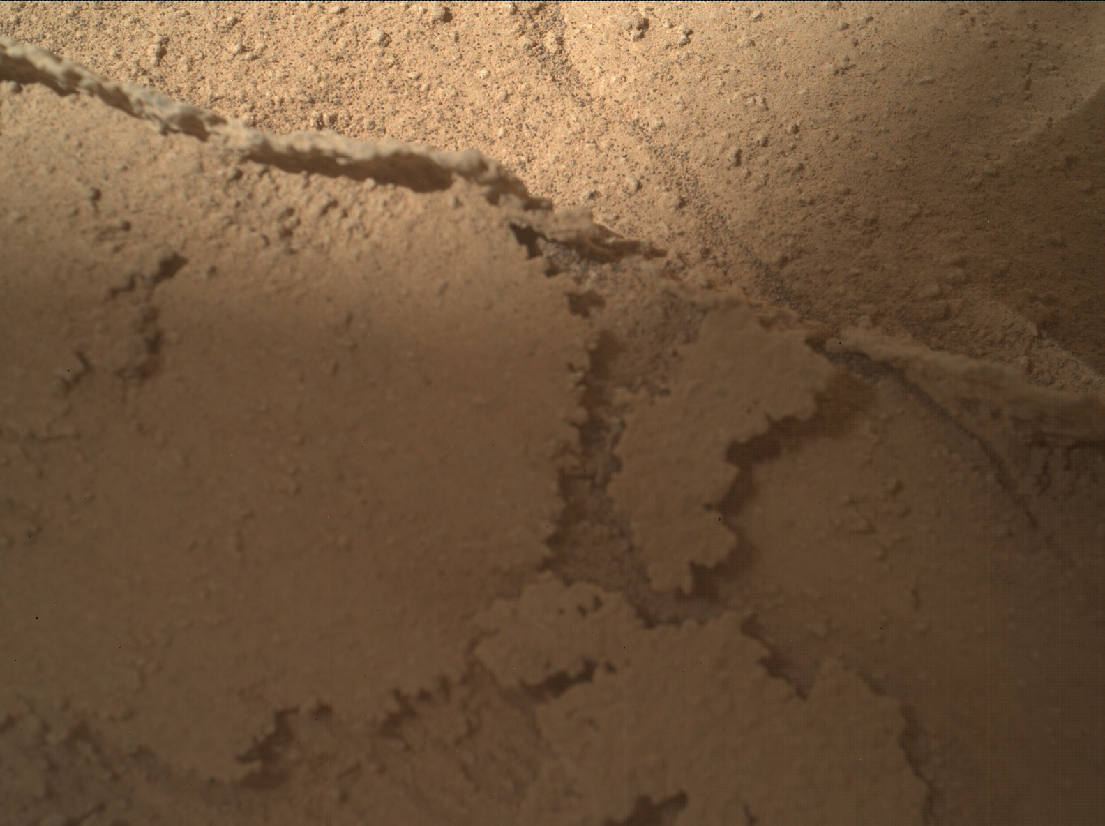 Nasa's Mars rover Curiosity acquired this image using its Mars Hand Lens Imager (MAHLI) on Sol 3873