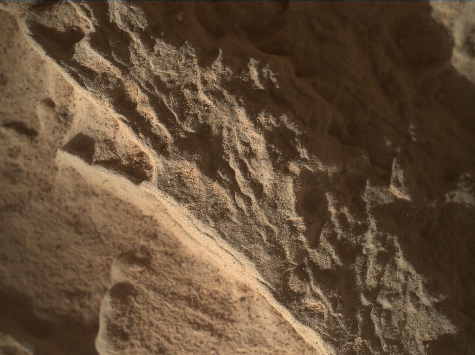 Nasa's Mars rover Curiosity acquired this image using its Mars Hand Lens Imager (MAHLI) on Sol 3907