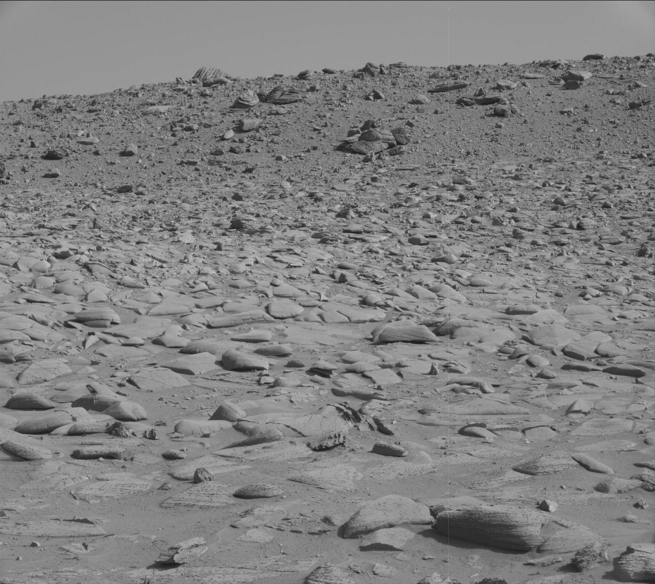Nasa's Mars rover Curiosity acquired this image using its Mast Camera (Mastcam) on Sol 3909