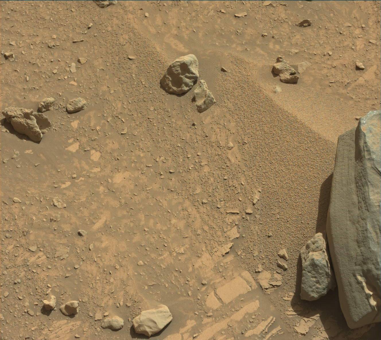 Nasa's Mars rover Curiosity acquired this image using its Mast Camera (Mastcam) on Sol 3924