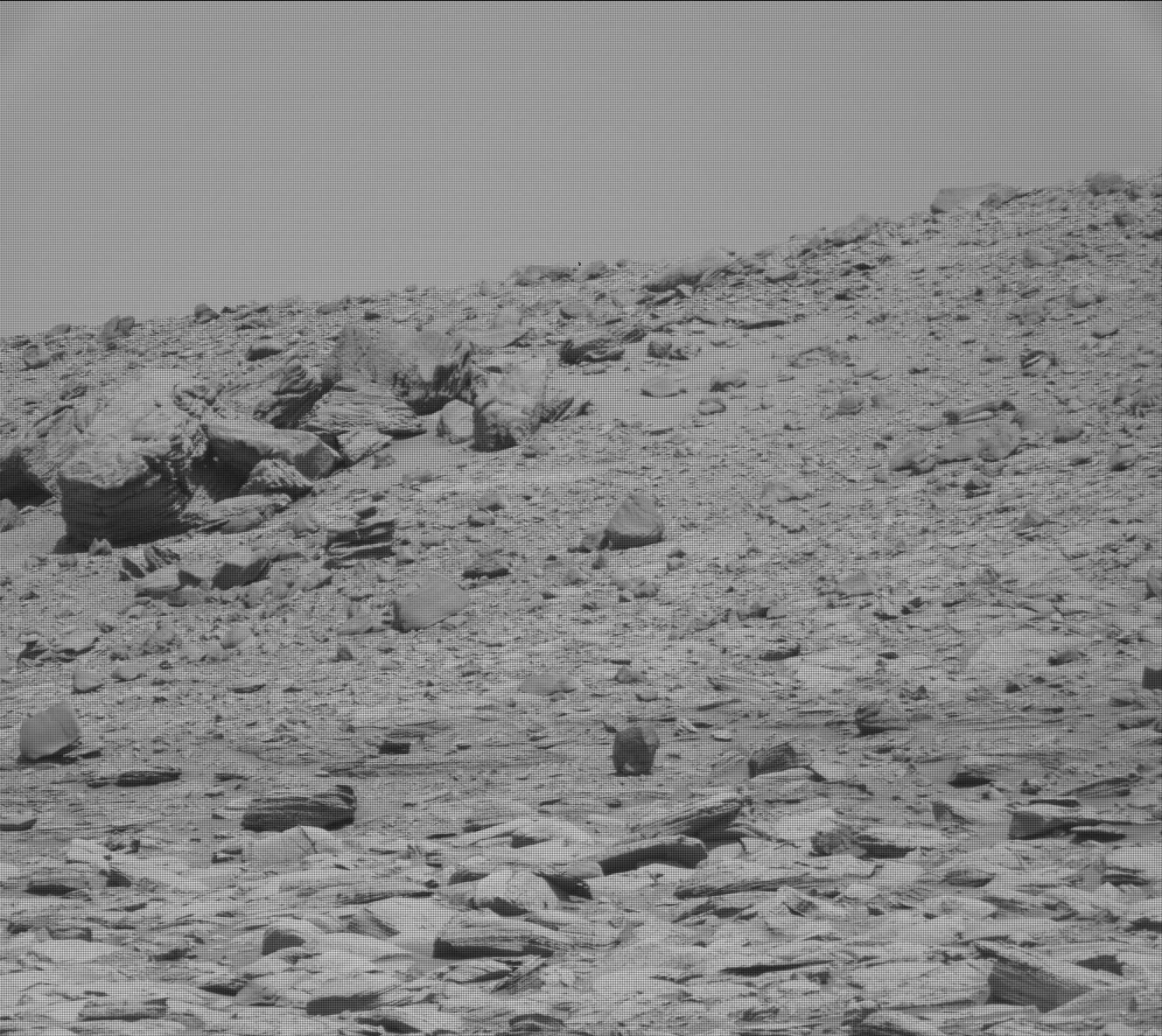 Nasa's Mars rover Curiosity acquired this image using its Mast Camera (Mastcam) on Sol 3943