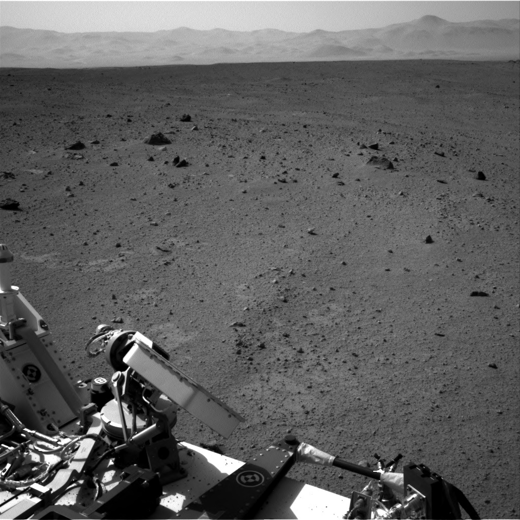 NASA's Mars rover Curiosity acquired this image using its Left Navigation Camera (Navcams) on Sol 38
