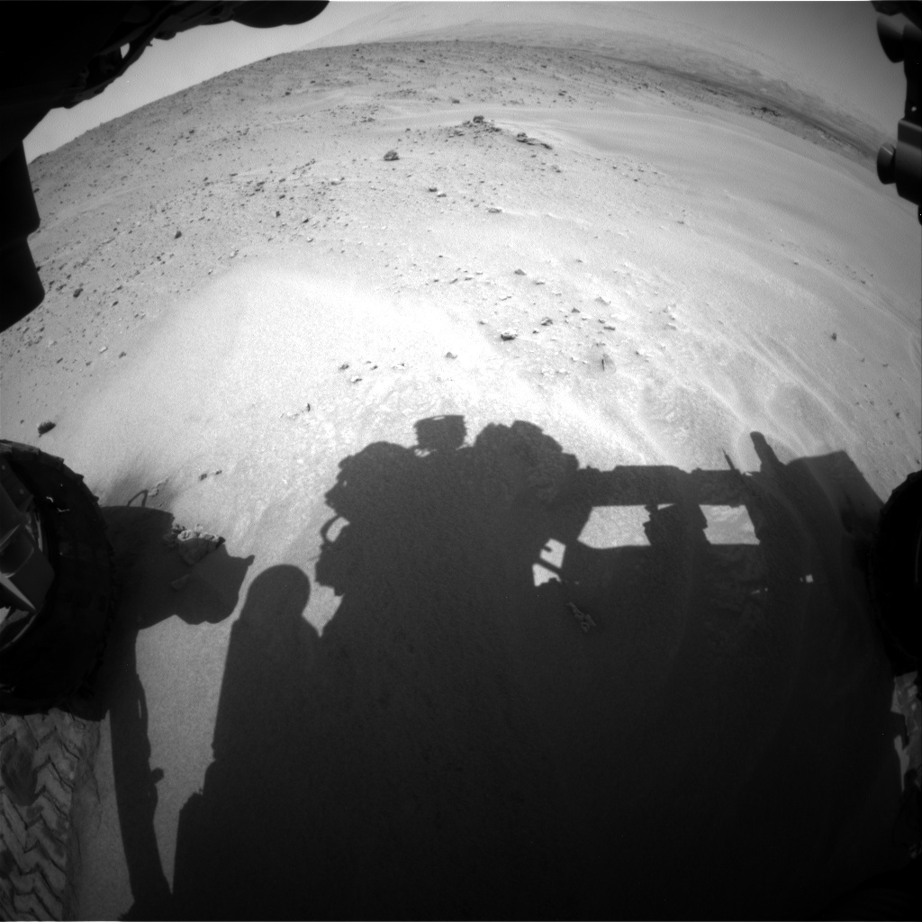 NASA's Mars rover Curiosity acquired this image using its Front Hazard Avoidance Cameras (Front Hazcams) on Sol 683