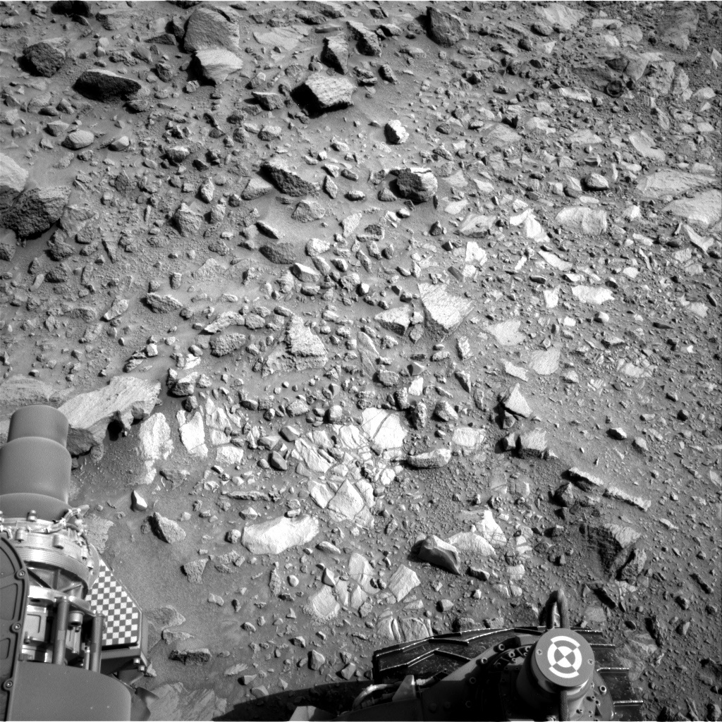 NASA's Mars rover Curiosity acquired this image using its Right Navigation Cameras (Navcams) on Sol 692