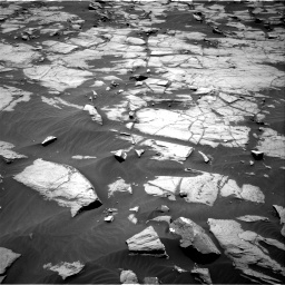 NASA's Mars rover Curiosity acquired this image using its Right Navigation Cameras (Navcams) on Sol 1384