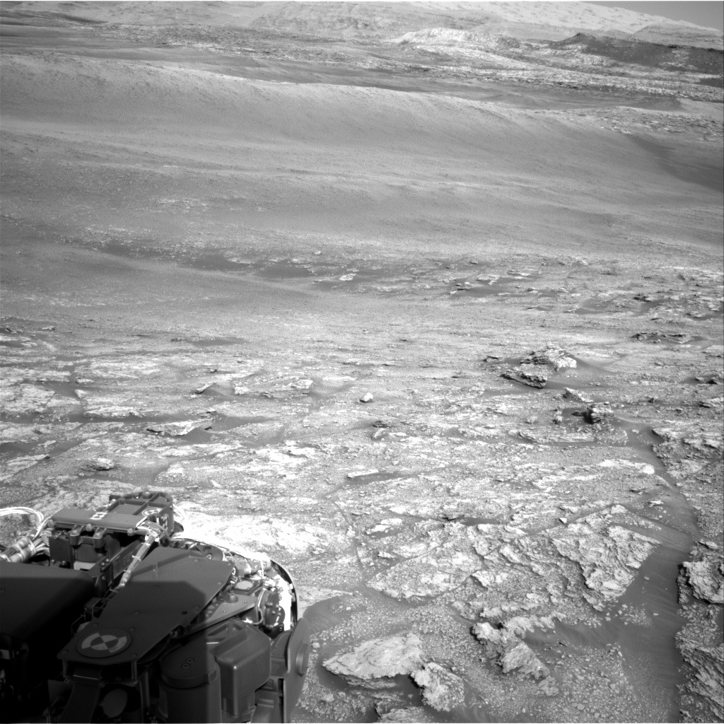 Nasa's Mars rover Curiosity acquired this image using its Right Navigation Camera on Sol 2463, at drive 1786, site number 76