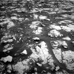 Nasa's Mars rover Curiosity acquired this image using its Left Navigation Camera on Sol 2786, at drive 102, site number 80