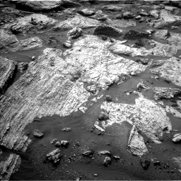 Nasa's Mars rover Curiosity acquired this image using its Left Navigation Camera on Sol 2797, at drive 2334, site number 80