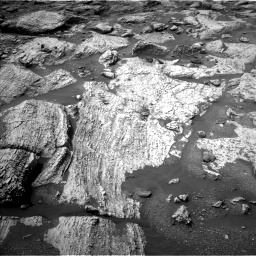 Nasa's Mars rover Curiosity acquired this image using its Left Navigation Camera on Sol 2800, at drive 2488, site number 80