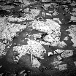 Nasa's Mars rover Curiosity acquired this image using its Right Navigation Camera on Sol 2800, at drive 2412, site number 80