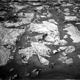 Nasa's Mars rover Curiosity acquired this image using its Left Navigation Camera on Sol 2802, at drive 12, site number 81