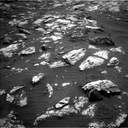 Nasa's Mars rover Curiosity acquired this image using its Left Navigation Camera on Sol 2802, at drive 294, site number 81