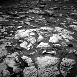 Nasa's Mars rover Curiosity acquired this image using its Left Navigation Camera on Sol 2802, at drive 360, site number 81