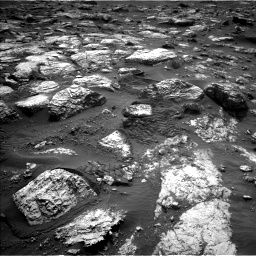 Nasa's Mars rover Curiosity acquired this image using its Left Navigation Camera on Sol 2802, at drive 414, site number 81