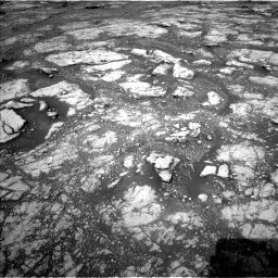 Nasa's Mars rover Curiosity acquired this image using its Left Navigation Camera on Sol 2804, at drive 580, site number 81