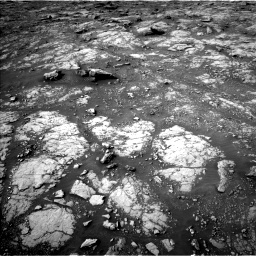 Nasa's Mars rover Curiosity acquired this image using its Left Navigation Camera on Sol 2817, at drive 676, site number 82