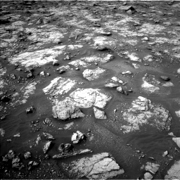 Nasa's Mars rover Curiosity acquired this image using its Left Navigation Camera on Sol 2817, at drive 706, site number 82