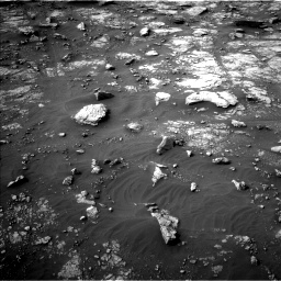 Nasa's Mars rover Curiosity acquired this image using its Left Navigation Camera on Sol 2817, at drive 808, site number 82