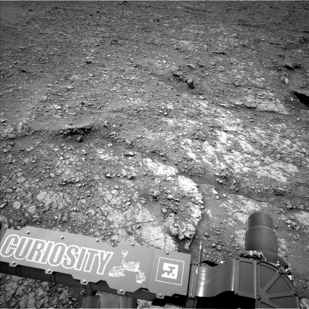 Nasa's Mars rover Curiosity acquired this image using its Left Navigation Camera on Sol 2823, at drive 1254, site number 82