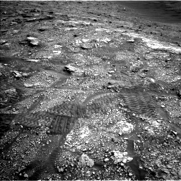 Nasa's Mars rover Curiosity acquired this image using its Left Navigation Camera on Sol 2829, at drive 2020, site number 82
