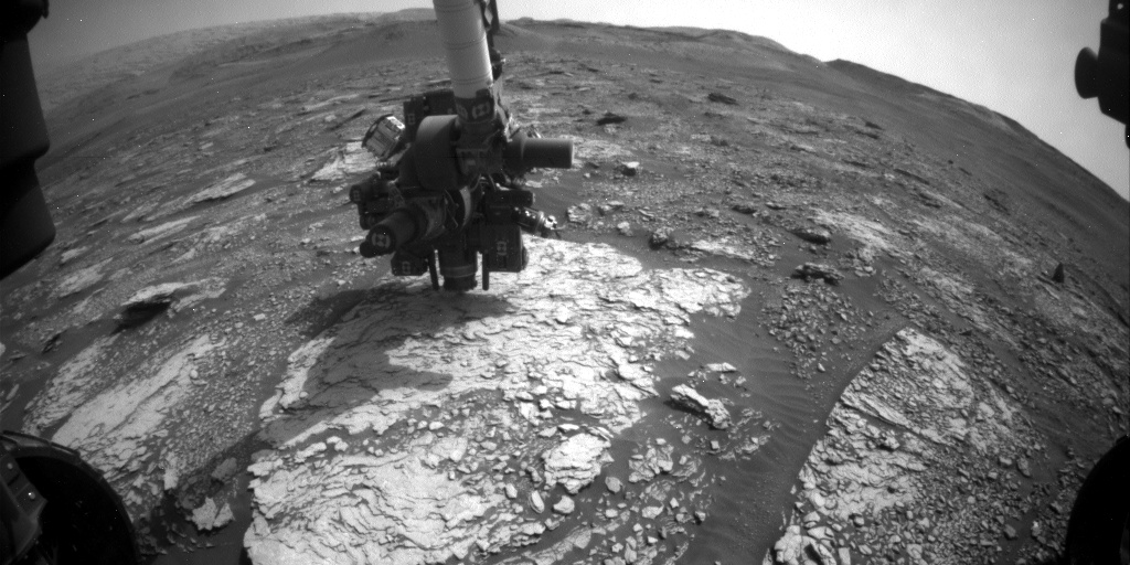 Nasa's Mars rover Curiosity acquired this image using its Front Hazard Avoidance Camera (Front Hazcam) on Sol 2838, at drive 2176, site number 82
