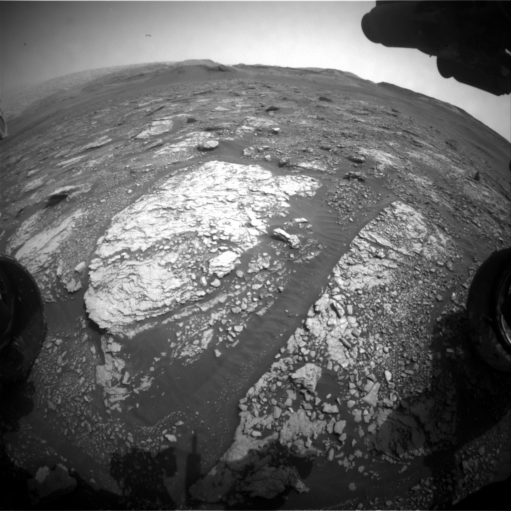 Nasa's Mars rover Curiosity acquired this image using its Front Hazard Avoidance Camera (Front Hazcam) on Sol 2839, at drive 2176, site number 82