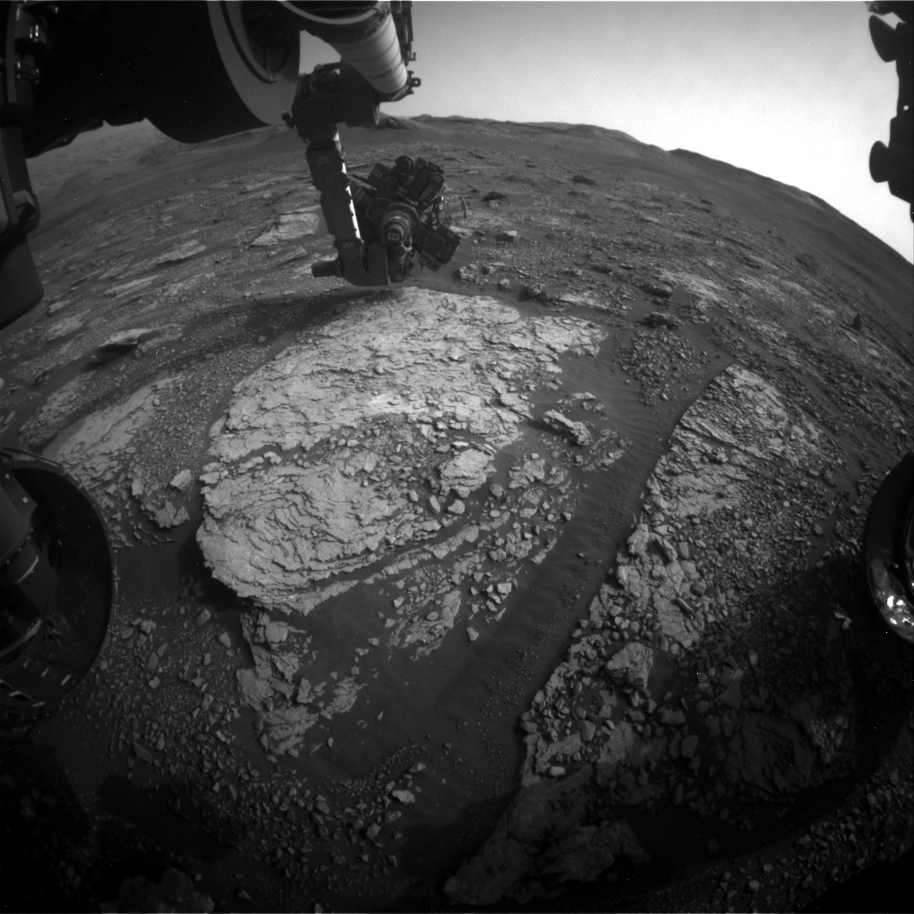 Nasa's Mars rover Curiosity acquired this image using its Front Hazard Avoidance Camera (Front Hazcam) on Sol 2857, at drive 2176, site number 82