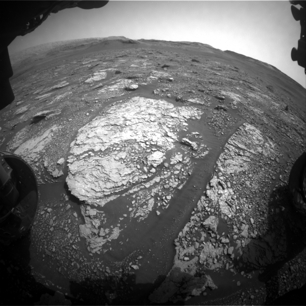 Nasa's Mars rover Curiosity acquired this image using its Front Hazard Avoidance Camera (Front Hazcam) on Sol 2864, at drive 2176, site number 82