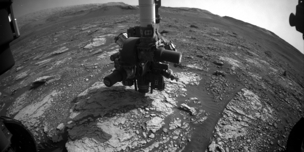 Nasa's Mars rover Curiosity acquired this image using its Front Hazard Avoidance Camera (Front Hazcam) on Sol 2870, at drive 2176, site number 82