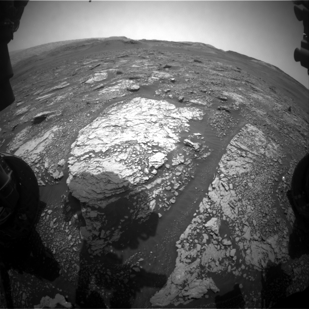 Nasa's Mars rover Curiosity acquired this image using its Front Hazard Avoidance Camera (Front Hazcam) on Sol 2871, at drive 2176, site number 82