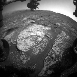 Nasa's Mars rover Curiosity acquired this image using its Front Hazard Avoidance Camera (Front Hazcam) on Sol 2887, at drive 2176, site number 82