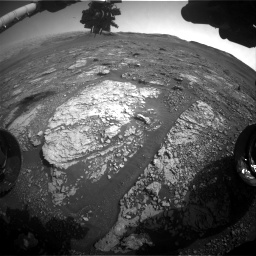 Nasa's Mars rover Curiosity acquired this image using its Front Hazard Avoidance Camera (Front Hazcam) on Sol 2887, at drive 2176, site number 82