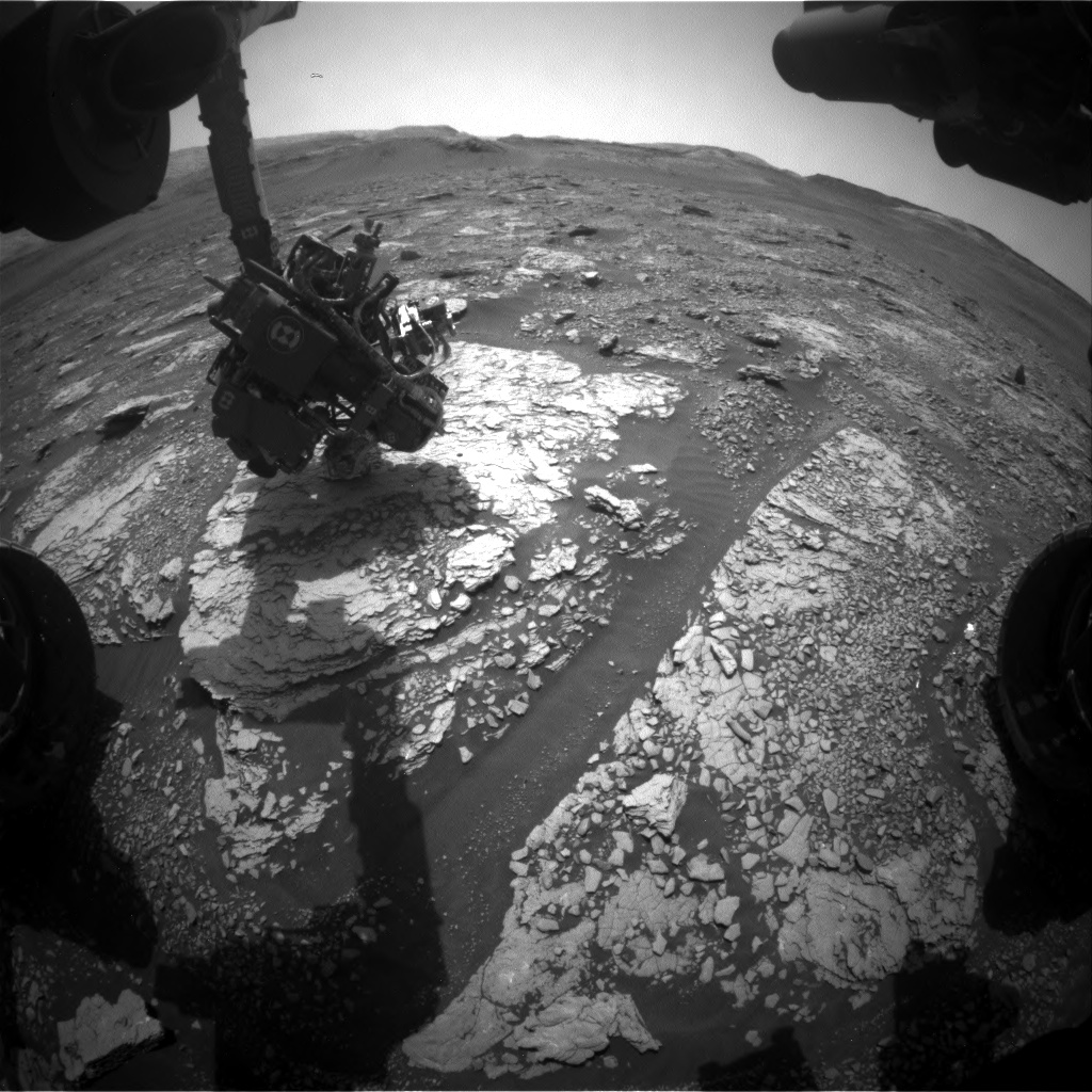 Nasa's Mars rover Curiosity acquired this image using its Front Hazard Avoidance Camera (Front Hazcam) on Sol 2891, at drive 2176, site number 82