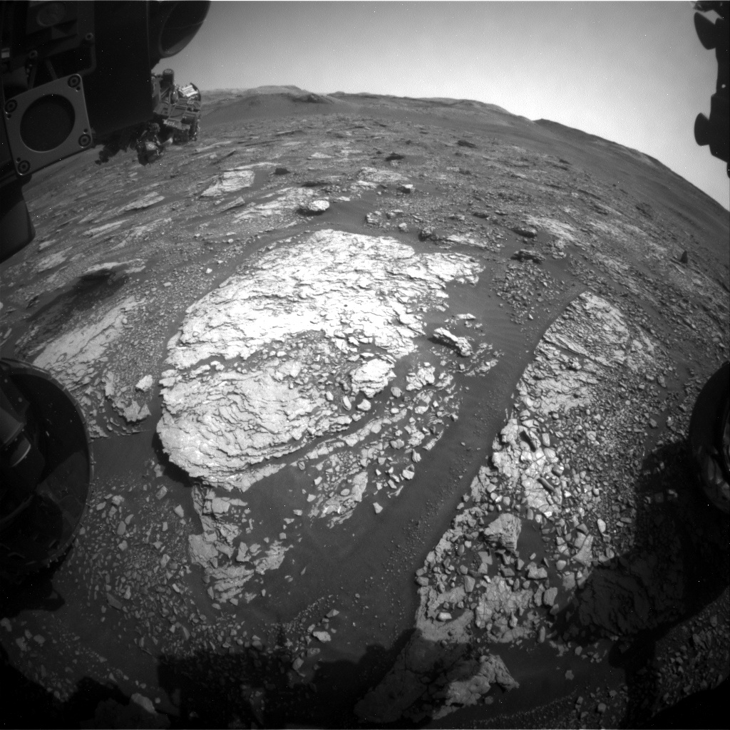 Nasa's Mars rover Curiosity acquired this image using its Front Hazard Avoidance Camera (Front Hazcam) on Sol 2897, at drive 2176, site number 82