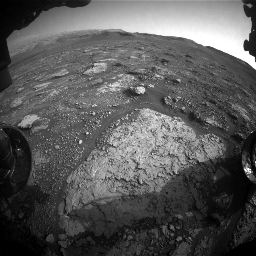 Nasa's Mars rover Curiosity acquired this image using its Front Hazard Avoidance Camera (Front Hazcam) on Sol 2904, at drive 2188, site number 82