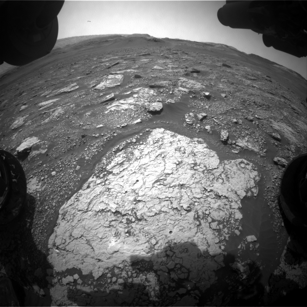 Nasa's Mars rover Curiosity acquired this image using its Front Hazard Avoidance Camera (Front Hazcam) on Sol 2905, at drive 2188, site number 82