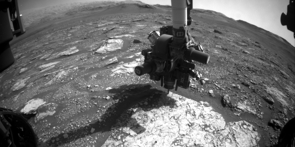 Nasa's Mars rover Curiosity acquired this image using its Front Hazard Avoidance Camera (Front Hazcam) on Sol 2906, at drive 2188, site number 82