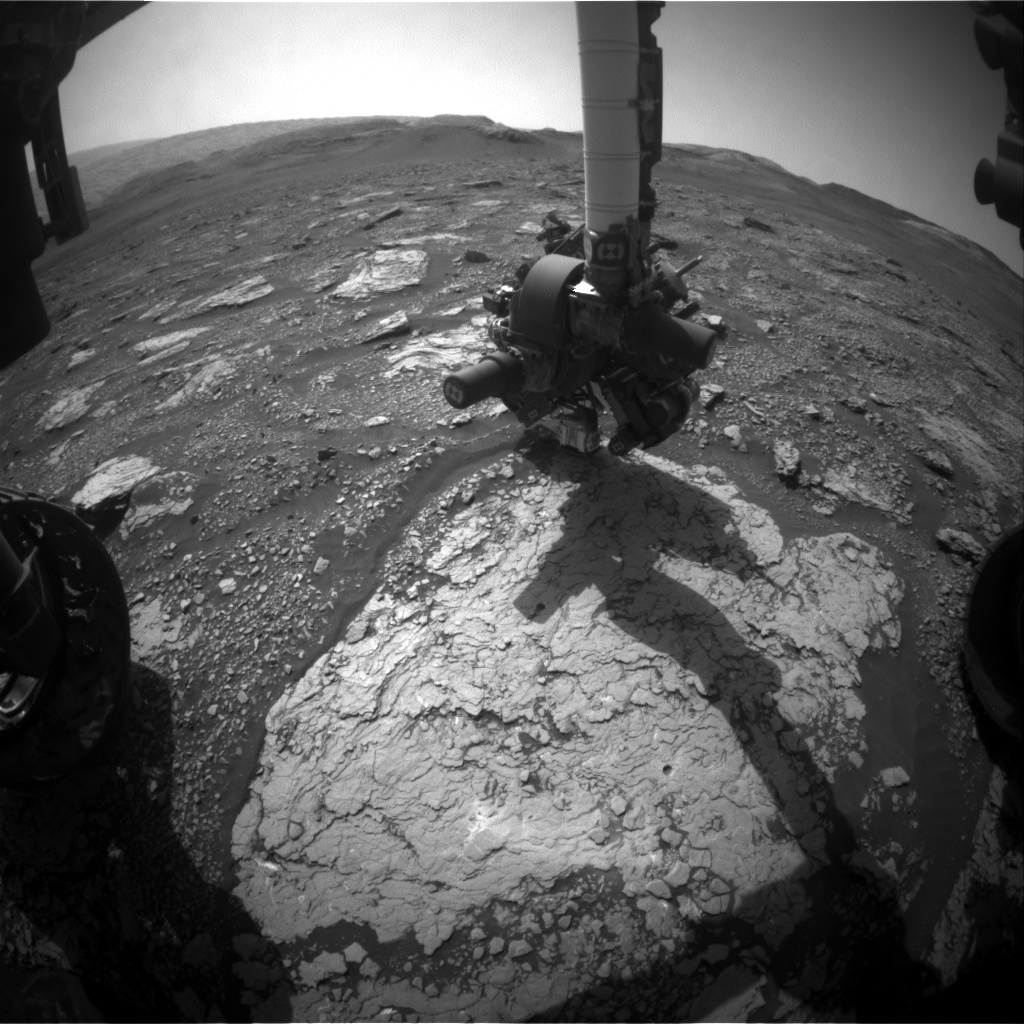 Nasa's Mars rover Curiosity acquired this image using its Front Hazard Avoidance Camera (Front Hazcam) on Sol 2909, at drive 2188, site number 82