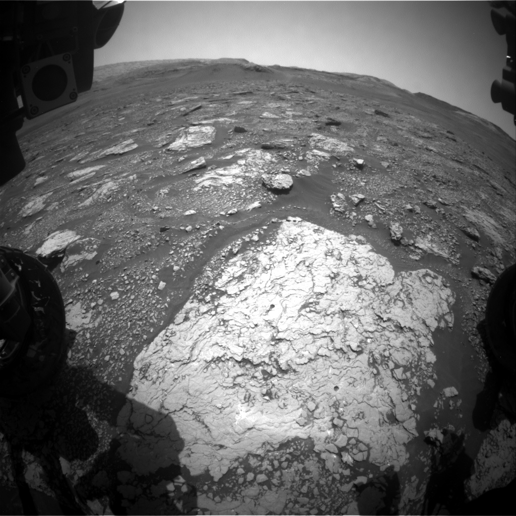 Nasa's Mars rover Curiosity acquired this image using its Front Hazard Avoidance Camera (Front Hazcam) on Sol 2911, at drive 2188, site number 82